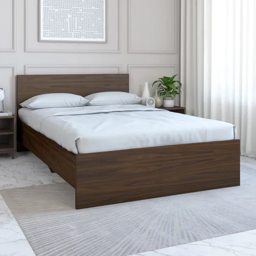 Image of Nilkamal Arthur Engineered Wood Bed Without Storage