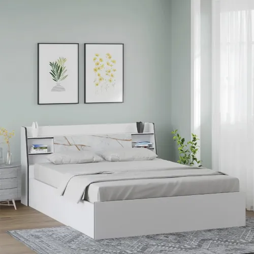 Image of Nilkamal Marbito Engineered Wood King Bed 