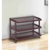 Nilkamal MULRACK3 Plastic Shoe Stand for Shoe Storage|Space Organizer|
