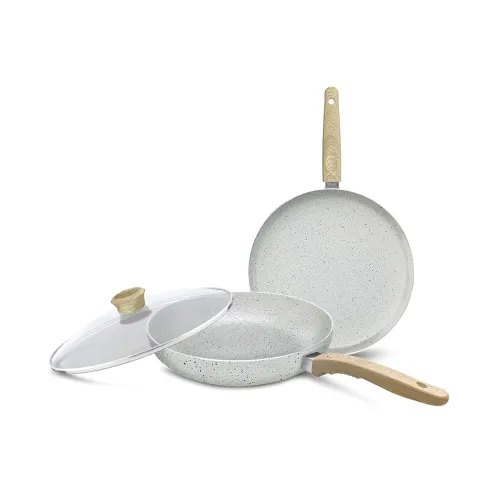 Image of Nirlep Joy Series Granite Non-Stick Cookware Set