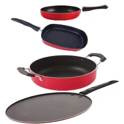 NIRLON 4-Piece Non-Stick Cookware Set (FP11_ST12_GP22.5_CS24)