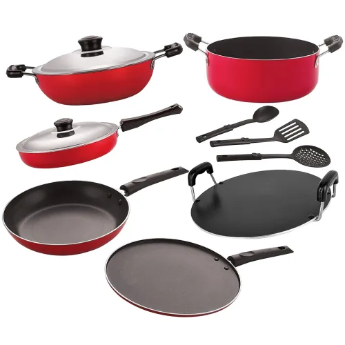 Image of NIRLON 9-Piece Nonstick Aluminium Kitchenware Set