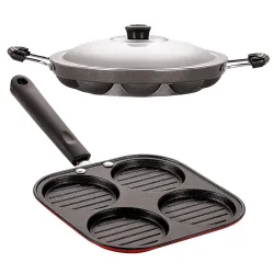 NIRLON Aluminium Non‑Stick Combo 2Piece