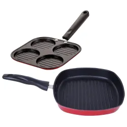Nirlon Cookware Set – Nonstick Aluminium, 2 Piece
