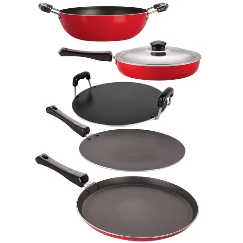 Image of Nirlon Non-Stick Kitchenware Combo 5 Piece Set