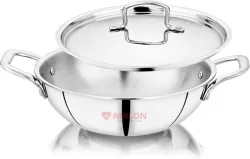 NIRLON Stainless Steel Deep Kadai