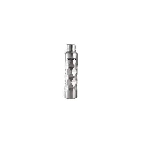 Image of NIRLON Stainless Steel Diamond Cut Bottle 1000ml