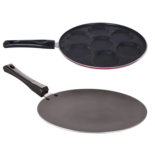 Image of Nirlon Uttapam Tawa Combo Set, 2 Piece