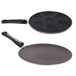 Nirlon Uttapam Tawa Combo Set, 2 Piece