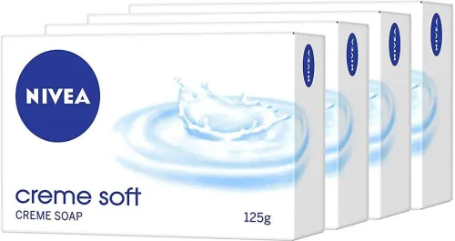 Image of NIVEA Creme & Soft Soap (4 x 125 g)