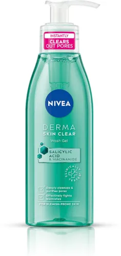Image of NIVEA Derma Skin Clear Wash Gel with Salicylic Acid