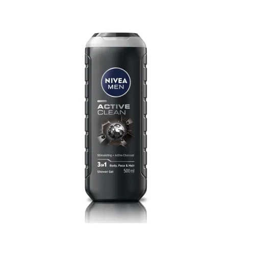 Image of NIVEA MEN Active Clean Shower Gel,500 ml