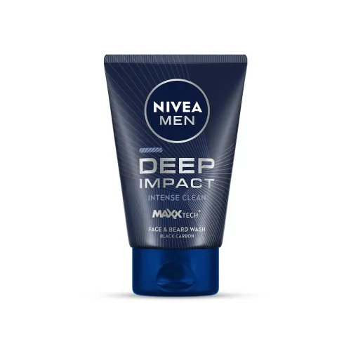 Image of NIVEA MEN Deep Impact Face Wash 100g