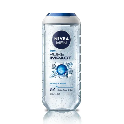 Image of NIVEA MEN Pure Impact Shower Gel, 250ml