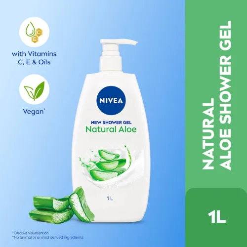 Image of NIVEA Natural Aloe Body Wash 1L