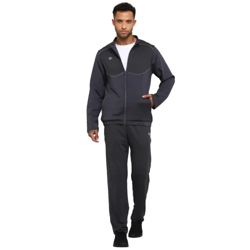 Image of Nivia Bar Melange/Brick Knit Tracksuit