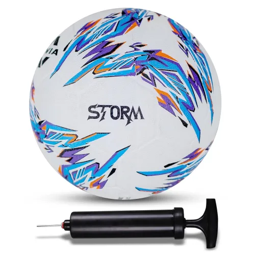 Image of Nivia Combo Storm 2.0 Football with Ball Pump