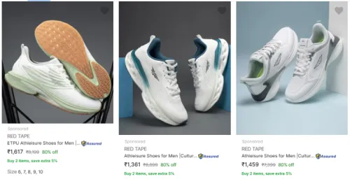 Image of Nivia Men’s Sports Shoes @ minimum 80% Discount