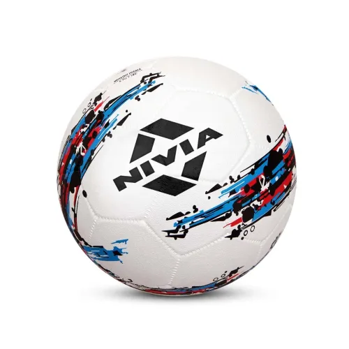 Image of Nivia Storm Football - Size 5 (White), Rubber