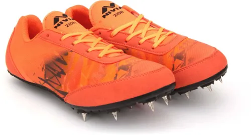Image of NIVIA ZION-1 Running Shoes For Men (Orange , 7)