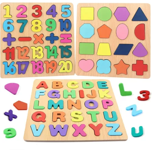 Image of Niwlix Wooden Educational Board for Kids