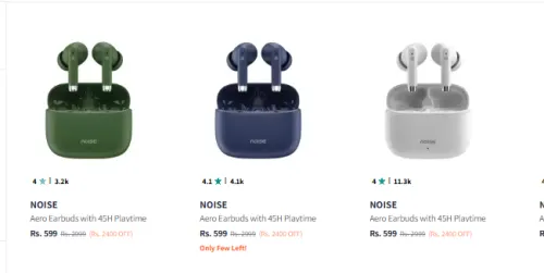 Image of Noise Earbuds Starting at just ₹599