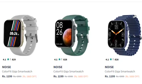 Image of Noise Smart Watches Minimum 80% Discount