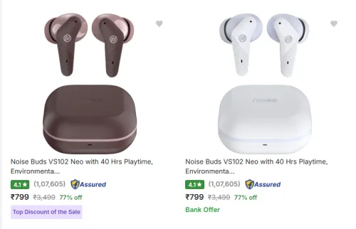 Image of Noise True Wireless earbuds From ₹799