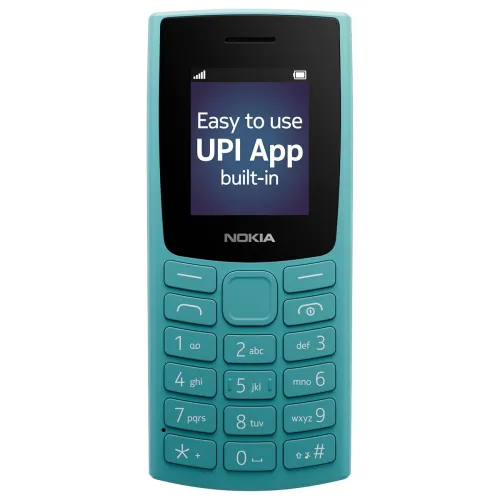 Image of Nokia All-New 105 Single Sim Keypad Phone with Built-in UPI Payments.