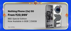 Nothing Phone (2a) 5G @ ₹20,999 on Flipkart Big Billion Days Sale