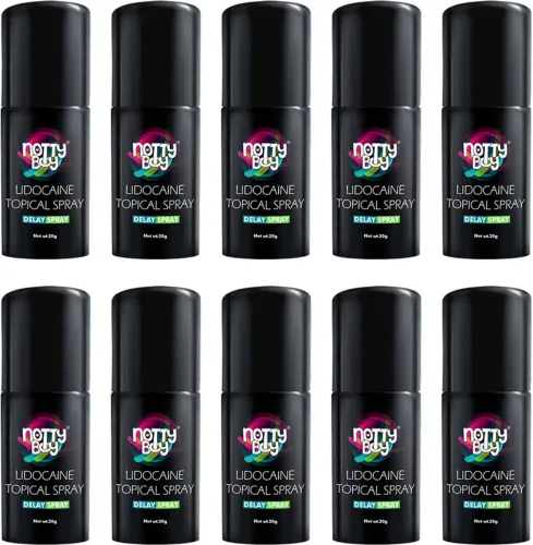 Image of NottyBoy Lidocaine delay Spray, 200 g * pack of 10