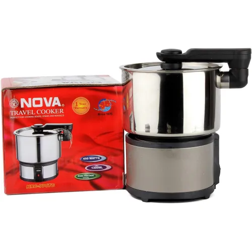 Image of NOVA. Metal NRC 974 450 W Travel Cooker (1.3 L, Grey)