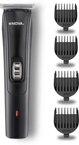 Image of NOVA NHT 1039 USB Trimmer 45 min Runtime 4 Length Settings (Black)