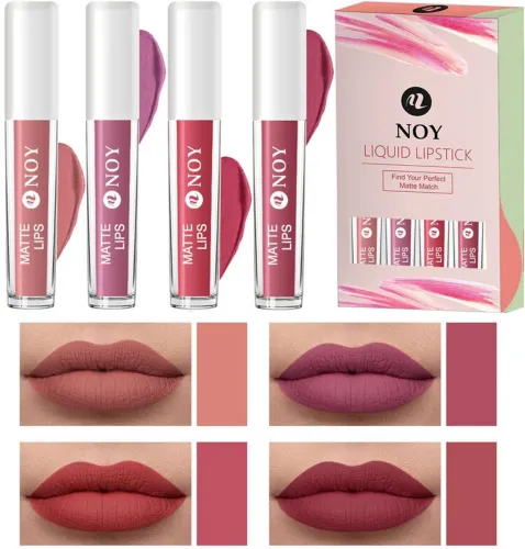 Image of NOY Saloon Secrets 4 Shades Matte Magic Lip Colors Set