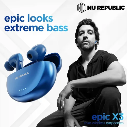 Image of Nu Republic Epic X3 with Upto 48 hrs Playtime, X-Bass® Technology