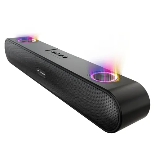 Image of Nu Republic Party Box 16 Soundbar (16W, RGB, X-Bass, 10H Playtime) 