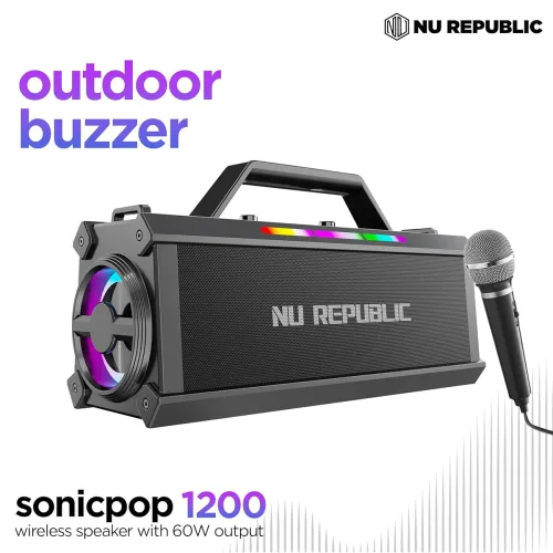 Image of NU Republic Sonicpop 1200 Party Speaker