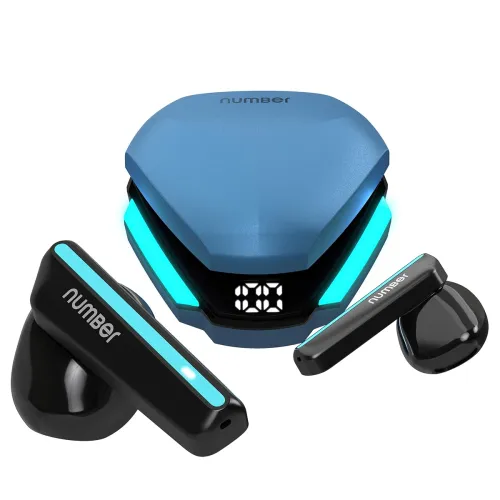 Image of Number Super Buds 111 Earbuds (Blue Ice)