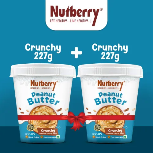 Image of Nutberry Crunchy Peanut Butter Combo (227g x 2)