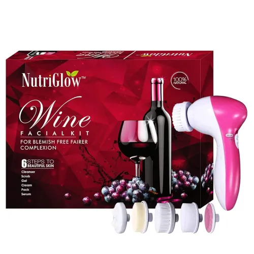 Image of NutriGlow Wine Facial Cleanup Kit