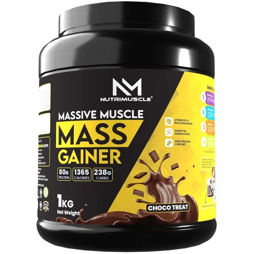 Image of Nutrimuscle Massive Muscle Mass Gainer -1 Kg