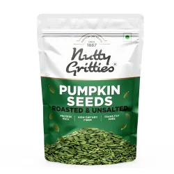 Nutty Gritties Roasted Unsalted Pumpkin Seeds 200g |