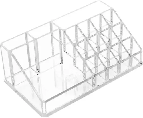 Image of NYALKARAN Acrylic Cosmetic Organizer 16 Compartments for Makeup