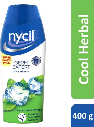 Image of NYCIL Germ Expert Cool Herbal Prickly Heat & Cooling (400 g)