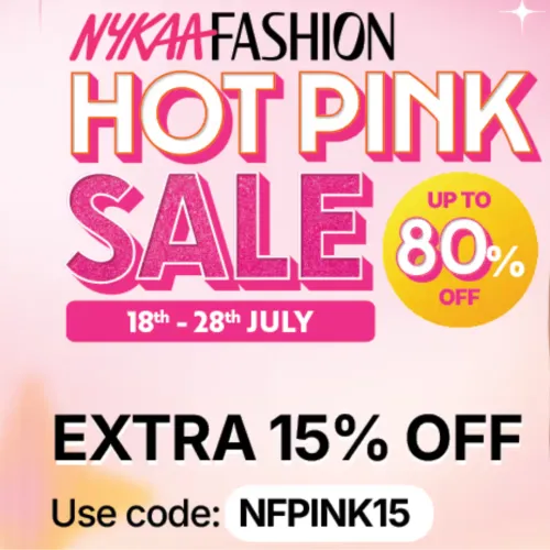 Image of Nykaa Fashion HOT PINK SALE is Live