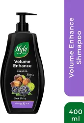Nyle Naturals Volume Enhance Shampoo, With Blackberry, Reetha and Amla (400 ml)