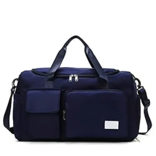 Image of Nylon 40 Cm Travel Duffle Bag, Expandable Folding Lightweight Waterproof Travel Bag for Women