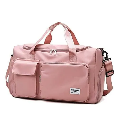 Image of Nylon 40 Cm Travel Duffle Bag, Expandable Folding Lightweight Waterproof Travel Bag for Women Luggage