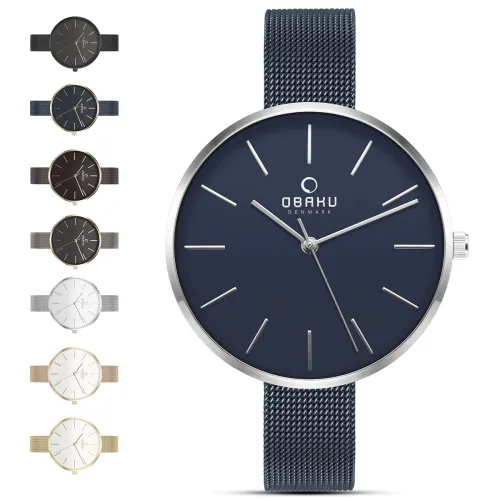 Image of Obaku Viol-Arctic Analog Blue Dial Women's Watch