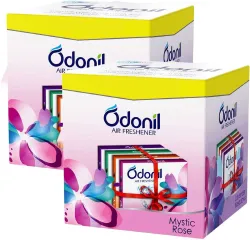 Odonil Assorted Bathroom Air Freshener Blocks Pack of 2 (2 x 192 g)